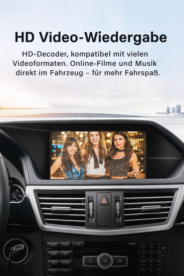 8" Android 14 Display NTG 4.5 W212 CarPlay & Android Auto